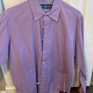 Purple dress shirt from Ralph Lauren. Only worn once.
